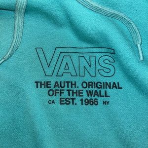Vans turquoise sweatshirt